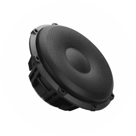 OnCore Subwoofer mit Gitterabdeckung, Ansicht von schräg vorne