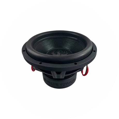 Phoenix Gold Subwoofer mit rotem Anschlussterminal, Ansicht von oben