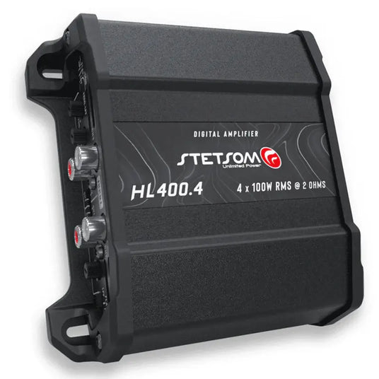 Stetsom High Line HL400.4 4-Kanal Digital-Verstärker in Schwarz mit 4x100W RMS bei 2 Ohm