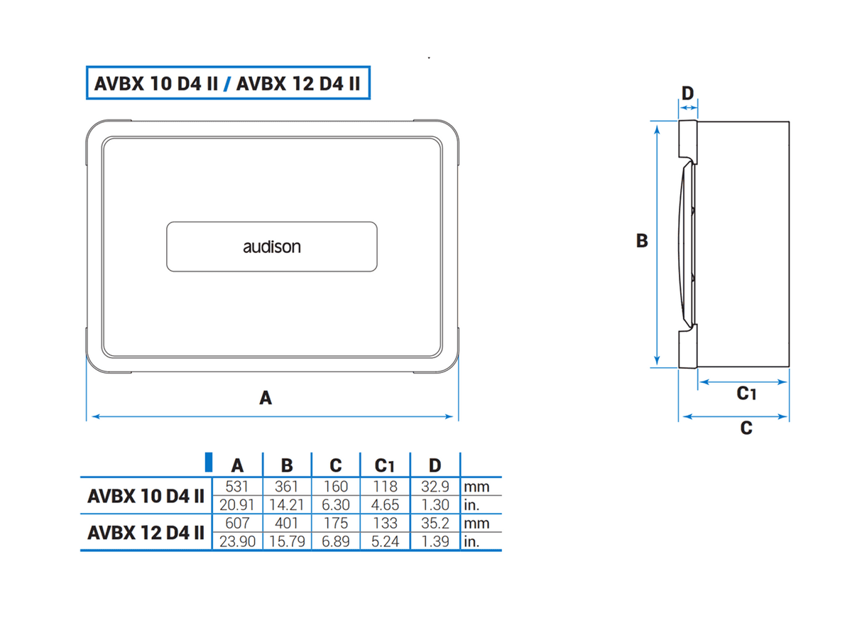 Audison AVBX 12 D4 II