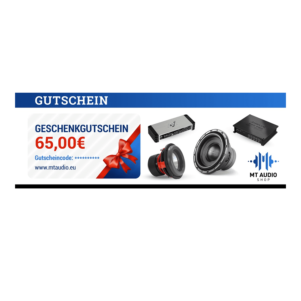 Chèque-cadeau MT Audio