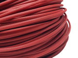 10mm² Gewebeschlauch Rot
