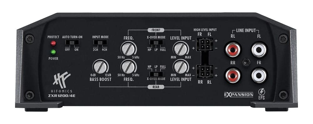 HiFonics ZXR1200/4E - Class D digital car 4-channel amplifier for