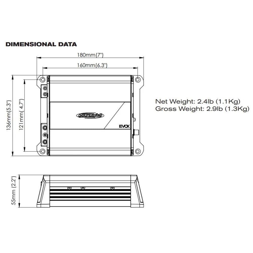 SounDigital 1600.1Evo X2 - Basshead Store