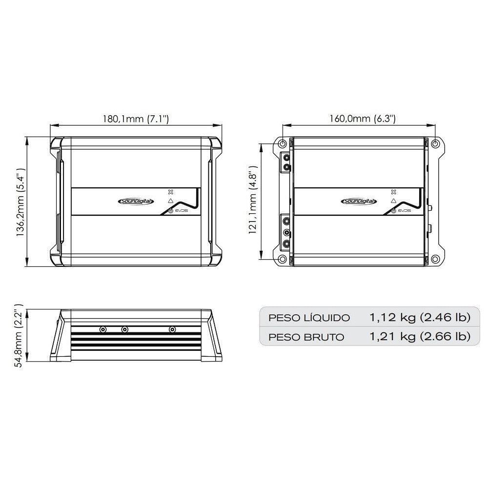 SounDigital 1200.1 Evo 5.0 - Basshead Store