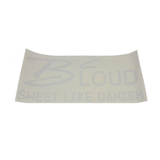 B² Loud Aufkleber - Weiß