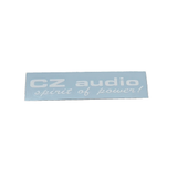 CZ Audio Sticker 14 x 3 cm