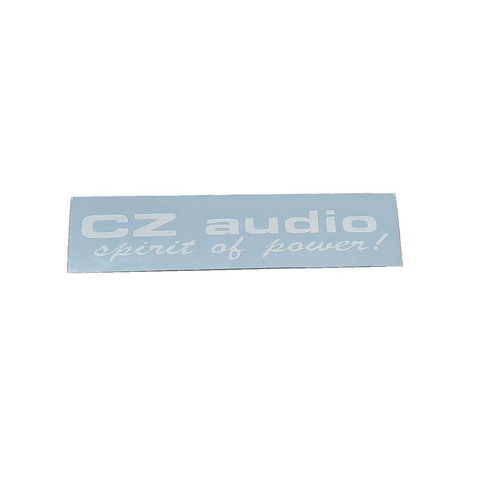 CZ Audio Sticker 14 x 3 cm