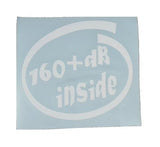 dB+ inside Sticker 10 x 9 cm - Basshead Store