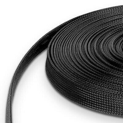 50mm² Gewebeschlauch Schwarz - Basshead Store