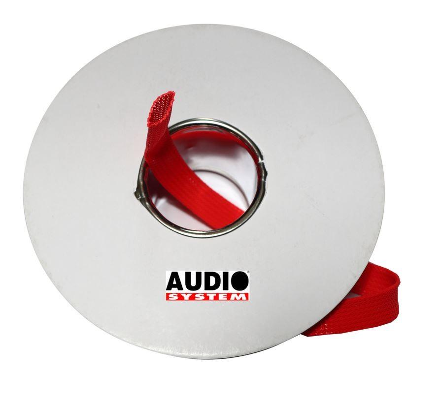 50mm² Gewebeschlauch Rot – MT Audio Shop