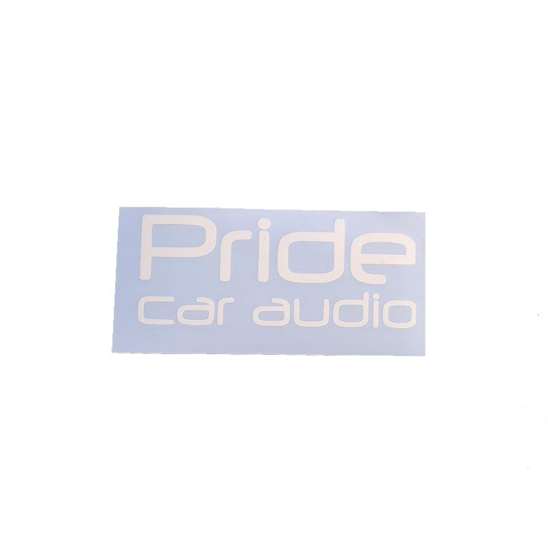 Pride Car Audio Sticker 15 x 3 cm sticker