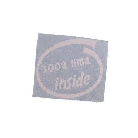 300A Lima inside Sticker 10 x 9 cm - Basshead Store