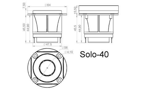 Pride Solo 40 - Hornhochtöner - Basshead Store