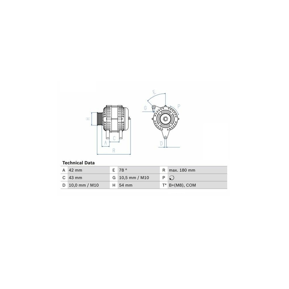 PSA 300A Lichtmaschine - KFZ Generator universal steuerbar – MT