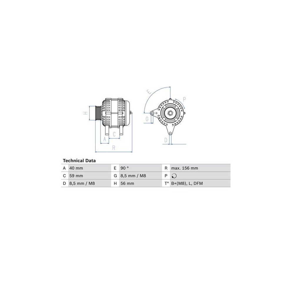 VAG 300A Lichtmaschine - Generator universal TDI