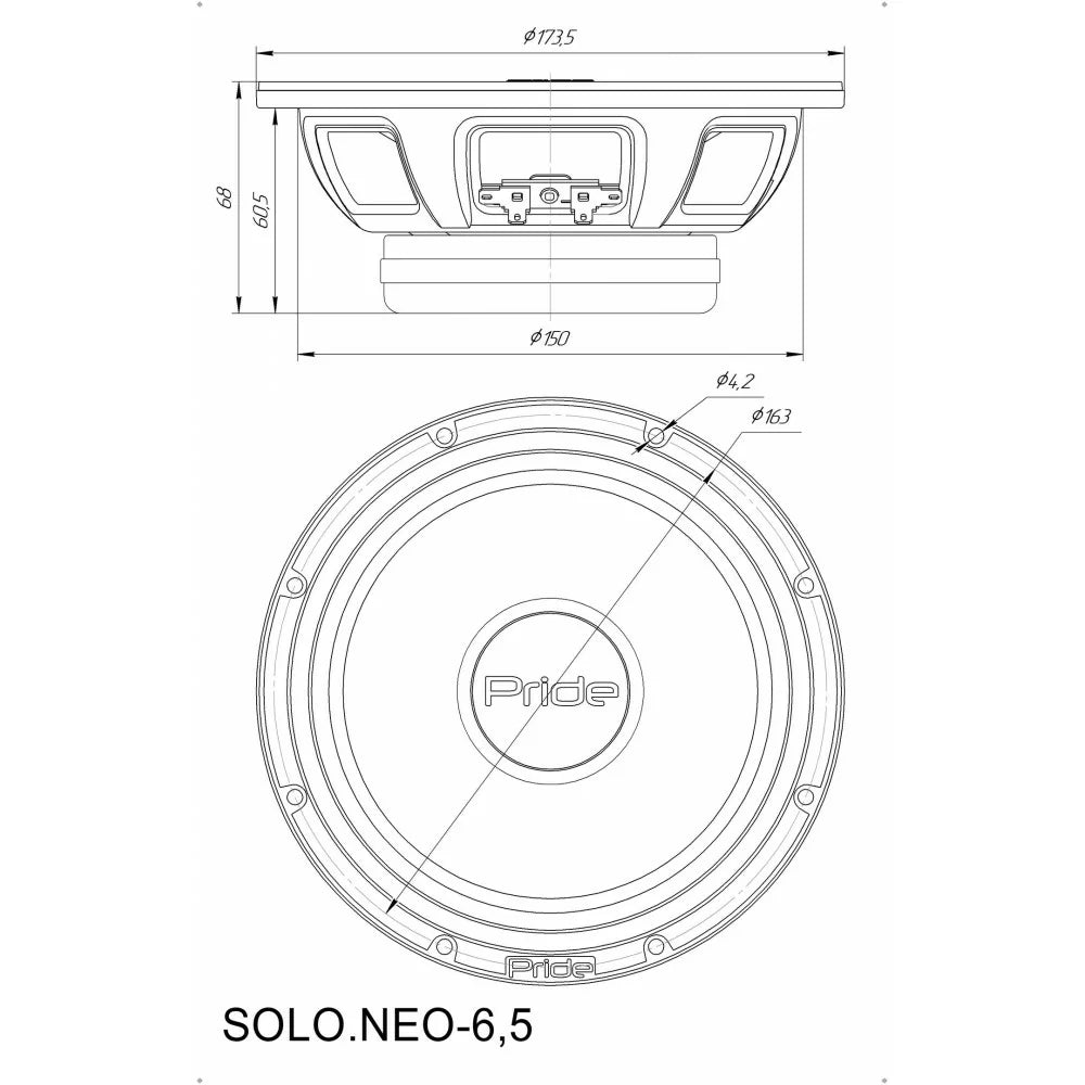 Pride Solo 6.5 Neo - 16.5cm Midbass - Basshead Store